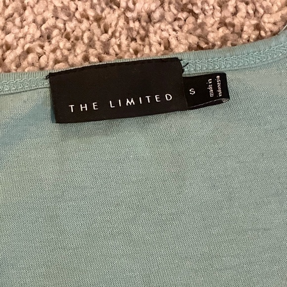 The Limited teal stretchy top - Picture 4 of 8